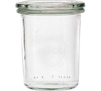 Einkochwelt Pot à conserves 12 pièces, transparent, avec couvercle, contenu : 0,16 litre