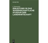 Einleitung In Das Wissenschaftliche Studium Der Landwirtschaft
