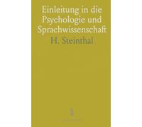 Einleitung in die Psychologie und Sprachwissenschaft