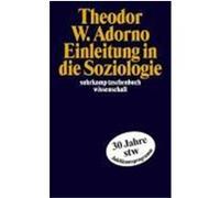 Einleitung in die Soziologie Adorno, Theodor W. (Auteur)