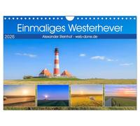 Einmaliges Westerhever (Wandkalender 2026 DIN A4 quer), CALVENDO Monatskalender: Hochwertige Fotografien aus Westerhever, St- Peter-Ording und Büsum