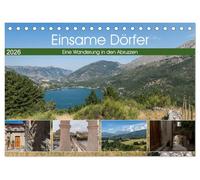Einsame Dörfer - Eine Wanderung in den Abruzzen (Tischkalender 2026 DIN A5 quer), CALVENDO Monatskalender: Begleiten Sie uns auf eine Wanderung durch ... und einsames Wandergebiet östlich von Rom.