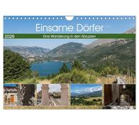 Einsame Dörfer - Eine Wanderung in den Abruzzen (Wandkalender 2026 DIN A4 quer), CALVENDO Monatskalender: Begleiten Sie uns auf eine Wanderung durch ... und einsames Wandergebiet östlich von Rom.