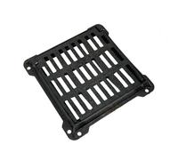 EINSIDE Grille Concave en Fonte Ductile 250, Gril avec Système de Verrouillage de Sécurité - 50 x 50 cm