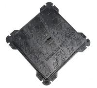 EINSIDE Plaque d'Égout en Fonte B125, Regard avec cadre certifié UNI EN 124-1/2 - 50 x 50 cm