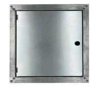 EINSIDE Trappe de Visite en Acier galvanisé, Trappe d'inspection, Panneau de révision avec Bouton (40x40 cm)