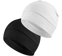 EINSKEY Bonnet de Nuit Homme Femme, 100% Coton Léger Fin Skull Cap pour Sport, Chimio, Cancer, Sommeil, Casque Moto