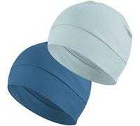 EINSKEY Bonnet de Nuit Homme Femme, 100% Coton Léger Fin Skull Cap pour Sport, Chimio, Cancer, Sommeil, Casque Moto