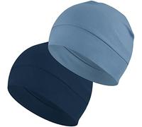 EINSKEY Bonnet de Nuit Homme Femme, 100% Coton Léger Fin Skull Cap pour Sport, Chimio, Cancer, Sommeil, Casque Moto