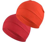 EINSKEY Bonnet de Nuit Homme Femme, 100% Coton Léger Fin Skull Cap pour Sport, Chimio, Cancer, Sommeil, Casque Moto