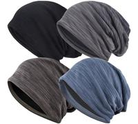 EINSKEY Bonnet Homme Femme Léger Respirant Long Beanie Hat pour Running, Chimio, Sommeil, Randonnée