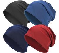 EINSKEY Bonnet Homme Femme Léger Respirant Long Beanie Hat pour Running, Chimio, Sommeil, Randonnée