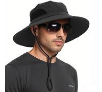 EINSKEY Chapeau Anti UV Homme Femme Large Bord Casquette Pliable Étanche pour la Randonnée, Le Jardinage, Le Safari et la Brouss