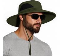 EINSKEY Chapeau Anti UV Homme Femme Large Bord Casquette Pliable Étanche pour la Randonnée, Le Jardinage, Le Safari et la Brouss