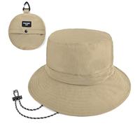 EINSKEY Chapeau Cloche Pliable Anti-UV pour Homme et Femme, Séchage Rapide et Réglable pour Plage, Randonnée, Pêche et Safari