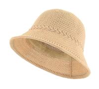 EINSKEY Chapeau de soleil pliable pour femme Protection UV Chapeau de pêcheur élégant pour la plage, le jardinage, les voyages et la randonnée, kaki, taille unique