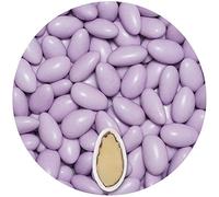 EinsSein 0,5 kg dragées mariage amande Colorato lilas brillant | dragees baptême, communion, célébrer, fête, candybar | Cadeaux pour les invités mariage | Bonbon aux Amande | Badem sekeri