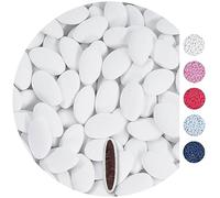 EinsSein 0,5kg Dragées chocolat mariage blanc dragees baptême fille garcon communion aux amandes feter et recevoir fêter de fete couleur pas cher aux bombe tag voir mes etui contenant boite a