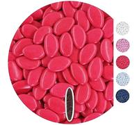 EinsSein 0,5kg Dragées chocolat mariage rose dragees baptême fille garcon communion aux amandes feter et recevoir fêter de fete couleur pas cher aux bombe tag voir mes etui contenant boite a