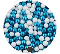 EinsSein 1kg dragees mariage boules de chocolat Mix 1 cm petit blanc-marine | Dragées baptême fille garcon communion aux amandes | feter et recevoir fêter de fete couleur pas cher aux bombe tag voir