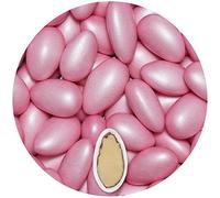 EinsSein Dragées Amandes Conchiglia rose perle 500g | ca. 140 pièce Dragees Mariage Baptême Communion Célébrer Fête Candybar | Confiserie Candy Bar | Cadeaux Invités | Bonbons Amande Premium