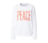 EINSTEIN & NEWTON Sweat-shirt 'Paix' saumon / blanc, Taille S