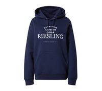 EINSTEIN & NEWTON Sweat-shirt 'Riesling' bleu marine / blanc, Taille L