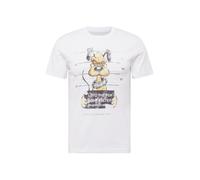 EINSTEIN & NEWTON T-Shirt cognac / gris clair / vert gazon / noir / blanc, Taille S