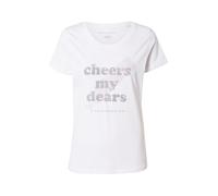 EINSTEIN & NEWTON T-shirt gris / rose pastel / blanc, Taille XS