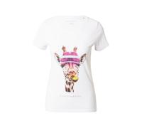 EINSTEIN & NEWTON T-shirt 'Tennis Giraffe' mélange de couleurs / blanc, Taille S