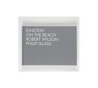 Einstein on the Beach 1974-1976 - Robert Wilson - Dilecta Eds - relié - Beau livre