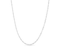 Einzelstück® Chaîne Singapour en acier inoxydable 44, 47, 50 cm I Chaîne torsadée en acier inoxydable étanche plaqué or 14 carats I Argent, or, or rose I Chaîne filigrane sans pendentif au design