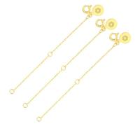 Einzelstück® Prolongation de Collier I Chaîne de Prolongation I 925 Argent Sterling I Prolongation de Chaîne en Argent I Longueur 7 cm I Pièce Unique Fabriquée à la Main avec Pendentif Décoratif