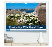 Einzigartige Côte Granit Rose (hochwertiger Premium Wandkalender 2026 DIN A2 quer), Kunstdruck in Hochglanz: Die atemberaubende Küste im Nordwesten der Bretagne ist in Europa einzigartig
