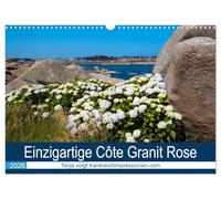 Einzigartige Côte Granit Rose (Wandkalender 2026 DIN A3 quer), CALVENDO Monatskalender: Die atemberaubende Küste im Nordwesten der Bretagne ist in Europa einzigartig