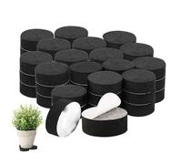 Eioflia Lot de 48 pieds de pot de fleurs en EVA invisibles pour plantes d'extérieur