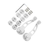 EIOLWJIEO Accessoires Auto universels pour lève-vitre intérieur : manivelle Robuste et 12 vis incluses. Améliorez l'intérieur de Votre Voiture et remplacez Vos Anciennes manivelles de lève-vitre