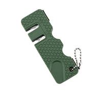 EIOLWJIEO Aiguiseur Outil Ciseaux Pierre à aiguiser affûtage Porte-clés Professionnel extérieur Poche pour Cuisine ménage Camping Accessoires, Vert foncé
