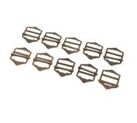 EIOLWJIEO Boucles coulissantes métalliques pour tailleur, ajusteur de ruban, boucle réglable, accessoires de sac fantastiques, attaches sangles bagage, fixations couture, peuvent être utilisées