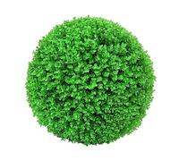 EIOLWJIEO Boules décoratives élégantes en Faux buis, pour décoration intérieure extérieure, Aspect réaliste, Plastique, Large Application, Vert 30cm