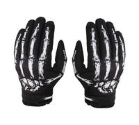 EIOLWJIEO Gants de Moto pour Hommes et Femmes, Automne-Hiver, Respirants et Confortables pour Les Longs trajets. Gants de Moto et Cyclisme à Motif Squelette, S