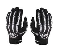 EIOLWJIEO Gants de Moto pour Hommes et Femmes, Automne-Hiver, Respirants et Confortables pour Les Longs trajets. Gants de Moto et Cyclisme à Motif Squelette, L