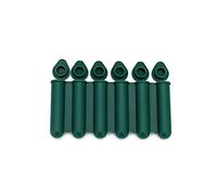 EIOLWJIEO Glaçon bâton plateau congélateur Silicone cylindre Tubes glaçage moule chocolat pouding moule cuisine réfrigérateur fabricant fête, Vert foncé