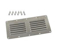 EIOLWJIEO Grille d'aération rectangulaire Marine de Remplacement pour Bateau, persienne d'aération estampée, Durable et résistante à l'érosion, Fixation résistante à l'érosion pour Camping-Car