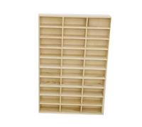 EIOLWJIEO Organisez efficacement vos jouets grâce à ce présentoir en bois pour figurines et modèles réduits de voitures. Ce présentoir peut être placé horizontalement verticalement.