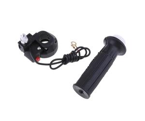 EIOLWJIEO Poignée d'accélérateur ergonomique pour guidon de moto avec poignées tournantes efficaces. Compatible avec un coupe-circuit. Câble de coupe-circuit inclus.