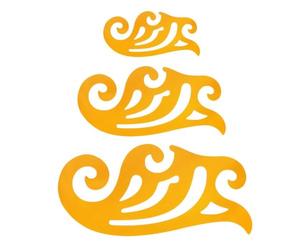 EIOLWJIEO Règle de quilting polyvalente, règle courbe française, gabarits de dessin excellents pour les courbes irrégulières et les mesures. Mesures quilting possibles des deux côtés. Comprend 3