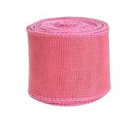EIOLWJIEO Rouleau de ruban décoratif en mousseline de soie pour la fabrication nœuds pour cheveux, emballage cadeau, mariage, Saint-Valentin, couronne, décoration fête, Rose, 5mx5cm