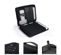 eiP Étui de Transport Fin étanche avec poignée pour iPad Pro 11"/iPad 7/8/9 10,2"/iPad Air 5,4 11"/Tablette Pixel/Samsung Tab, Clavier et Stylet