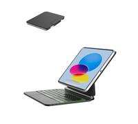EIP Hyperkeys Clavier magique pour iPad 11{^>e<^} génération (A16) 2025/10e 2022, clavier magique avec raccourcis personnalisables, pavé tactile de contrôle complet, manchon pour stylo, support